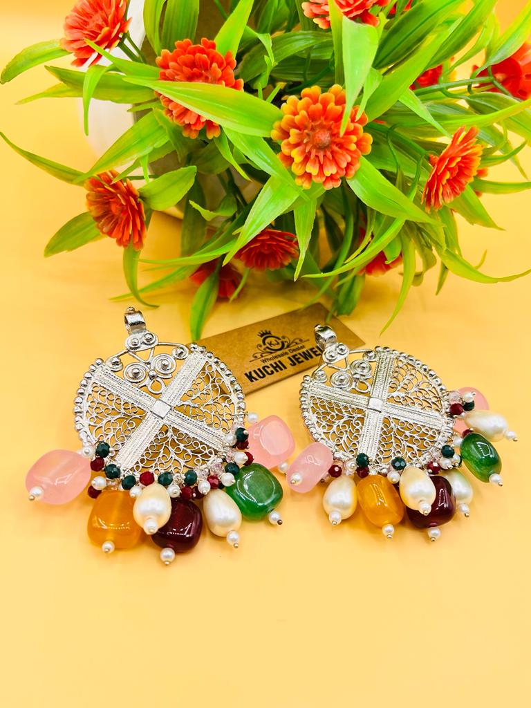 Real Indian Classic Beads Ear Rings