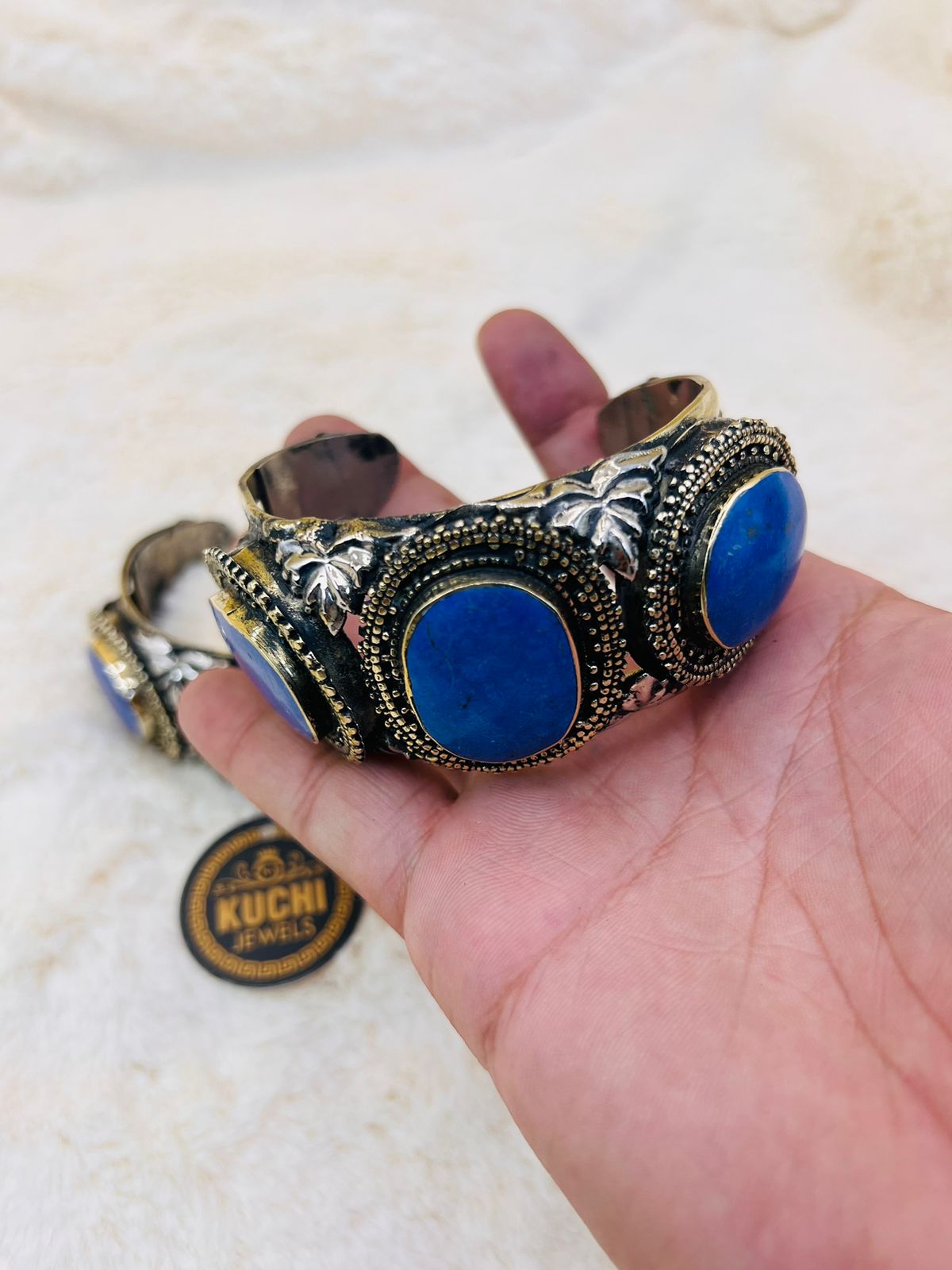 Large Stone Ethnic Bracelet