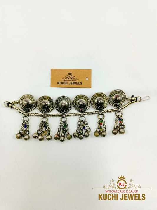 Turkman Button And Bells Bracelet