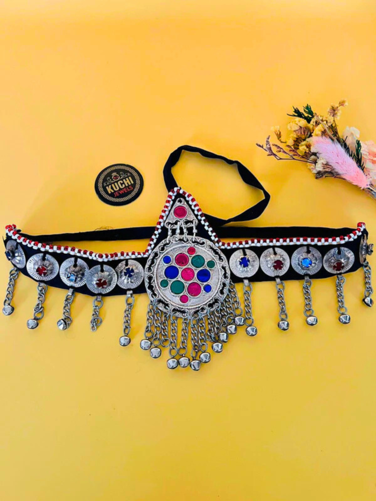 Afghani Matha Patti Head Piece