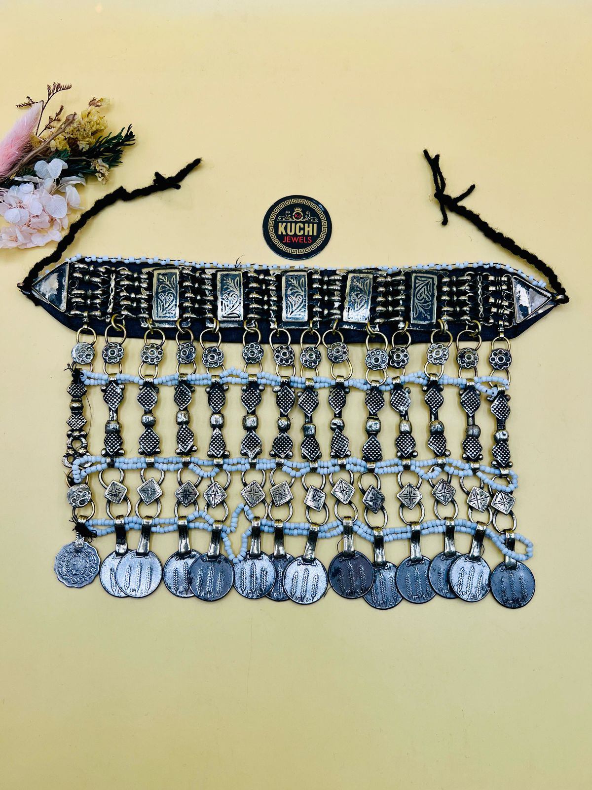 Vintage Coins Afghani Choker