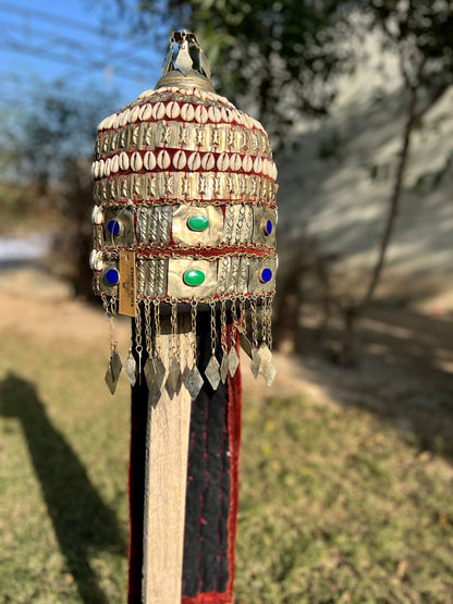 Turkish Style Shell And Metal Made Cap for Cultural Events