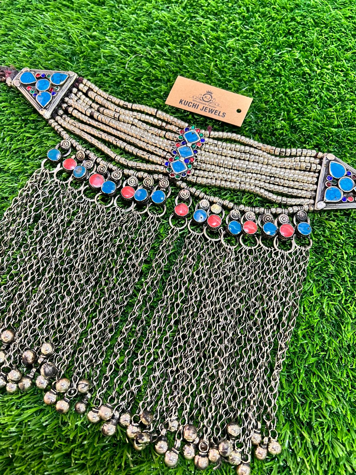 Afghani Jewelry Real Vintage Old Stuff Tribal Necklace