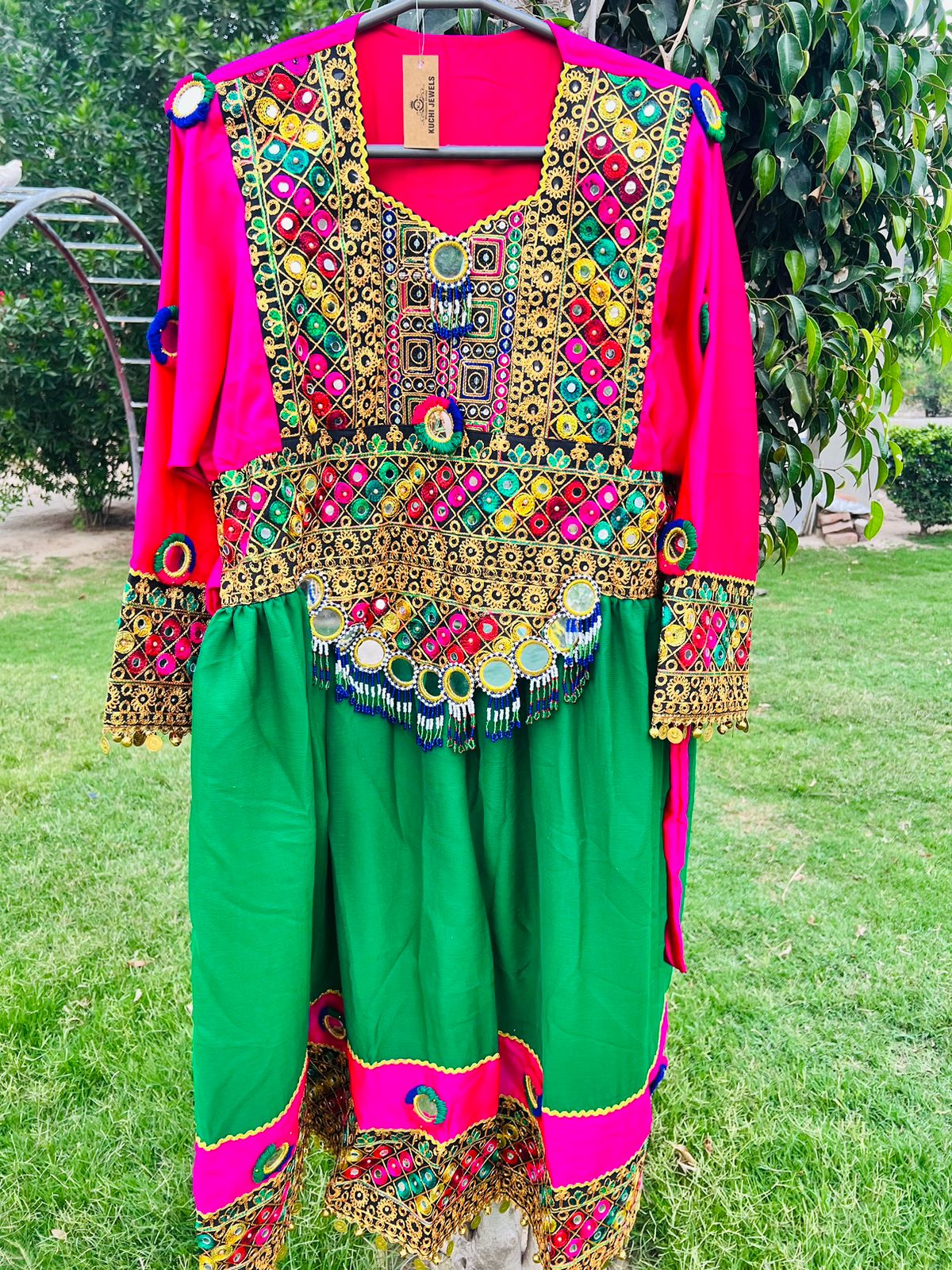 Afghani Cultural Event Wear Three Piece Dress