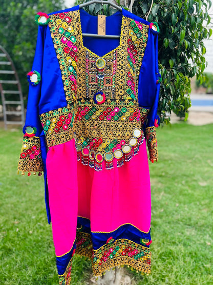 Afghani Cultural Event Wear Three Piece Dress