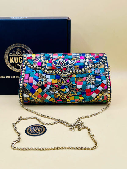 Indian Stone Ladies Purse