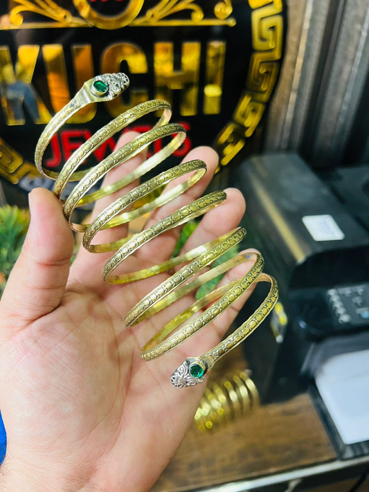 Handmade Round Circle Carving Bracelet