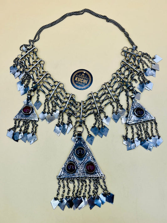 Vintage Unique Metal Necklace-1