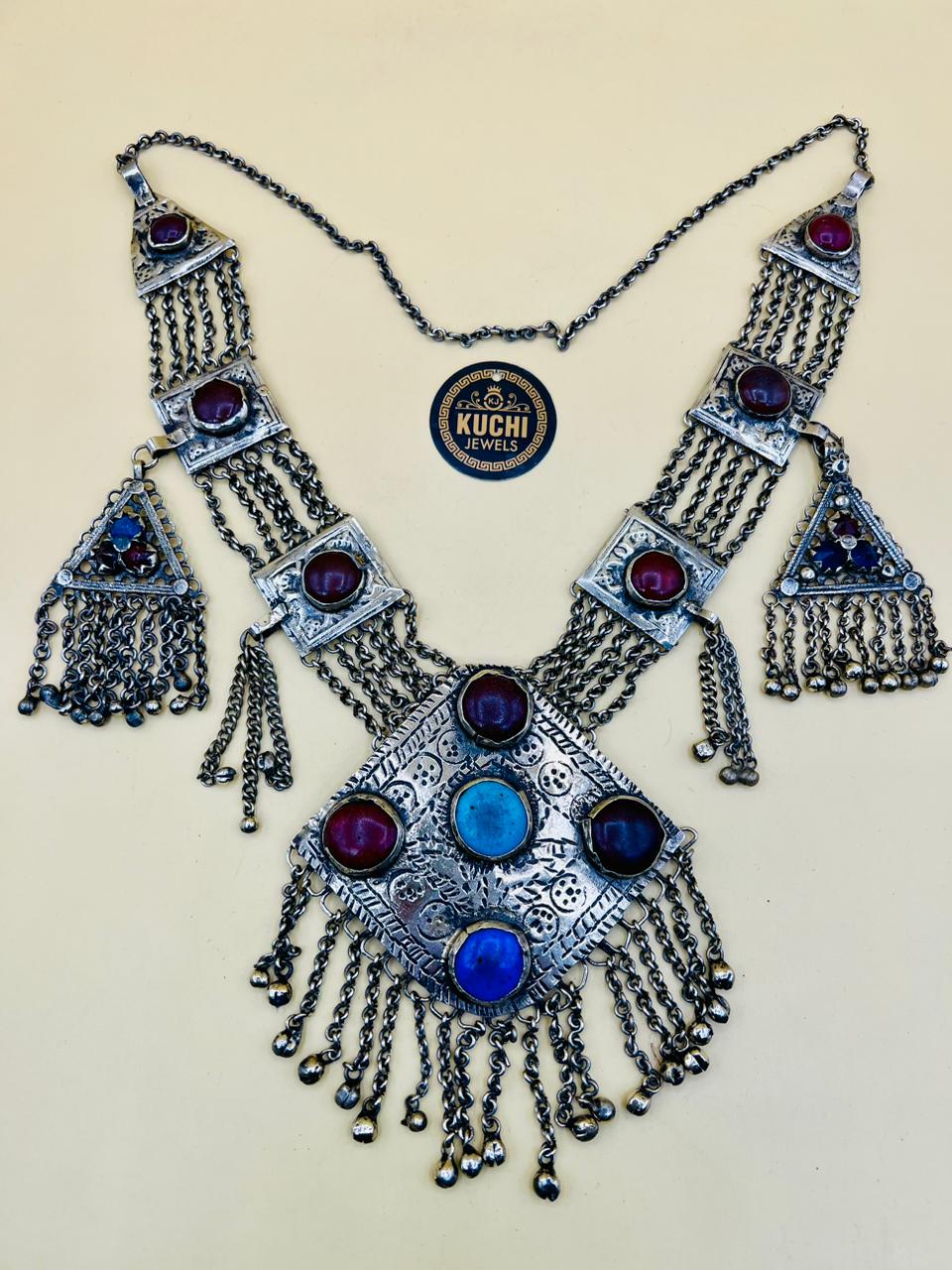 Antique Handmade Turkman Necklace