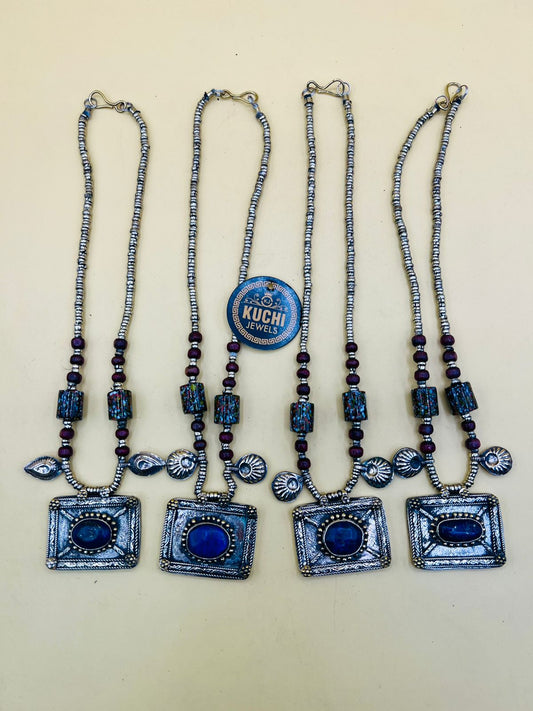 Lapiz Stone Vintage Necklace
