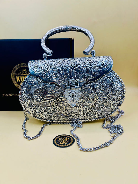 Indian Silver Metal Bags-2