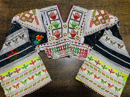 Afghan Vintage Neckline With Sleevez (Gala Bazoo)-11