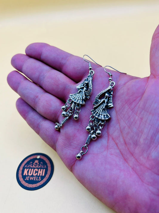 Oxidized Light Weight Earrings