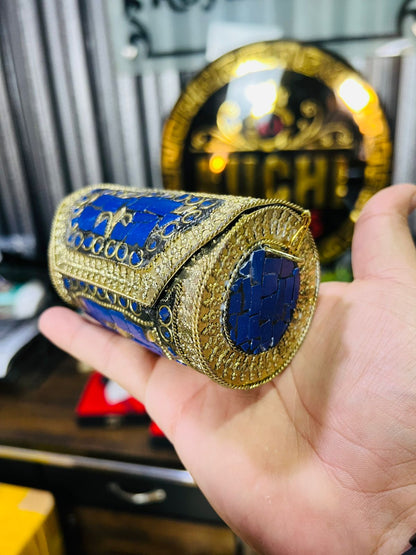 Small Cyilender Shape Bag -Blue