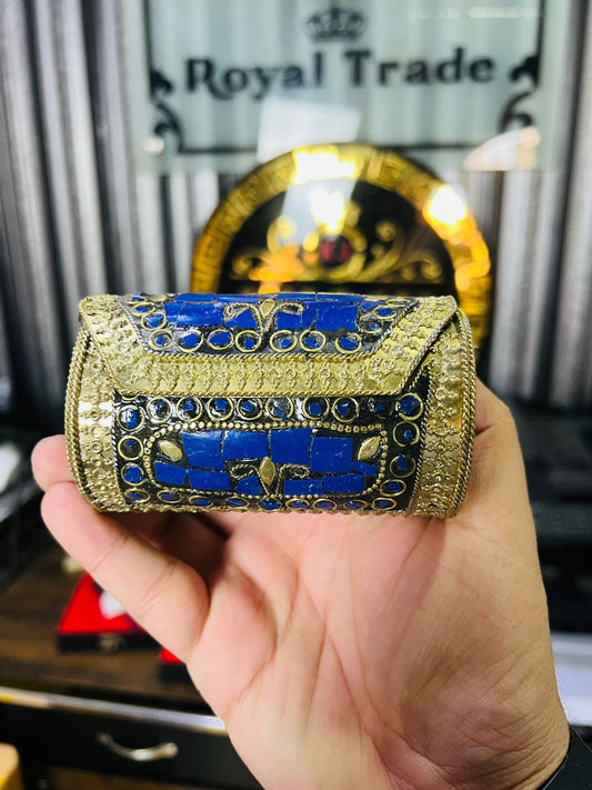 Small Cyilender Shape Bag -Blue