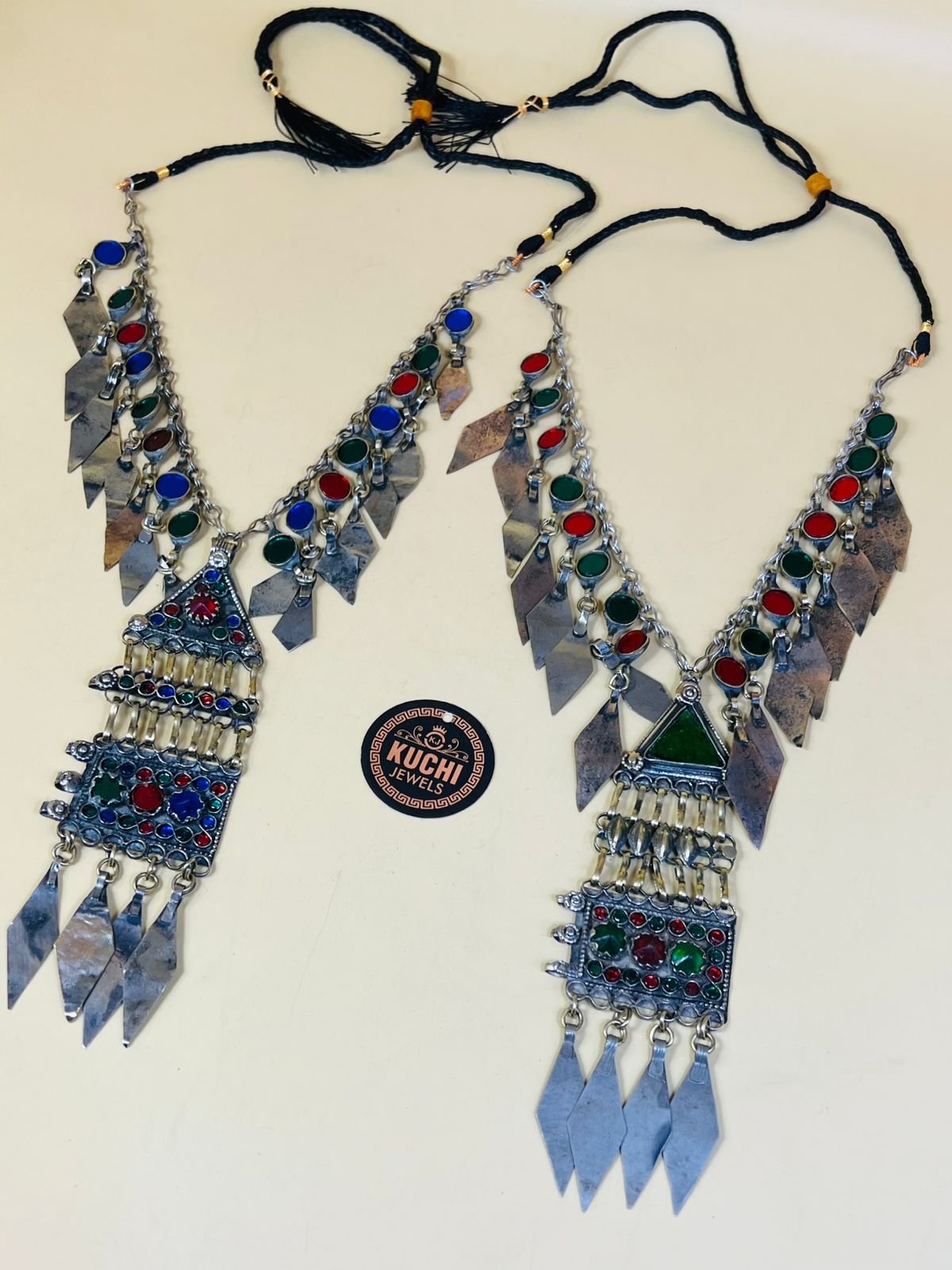 Boho Gypsy Style Necklace With Multi Pendant (One Piece)