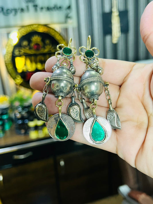 Turkman Trendy Coins Earrings
