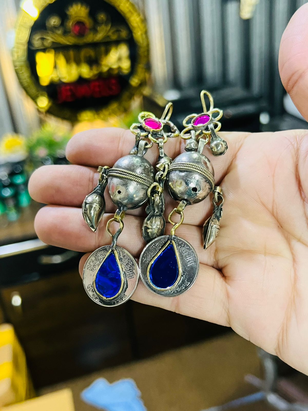 Turkman Trendy Coins Earrings