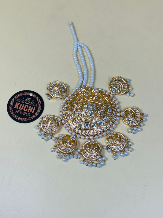 Kundan Bahwalpuri Golden Head Tikka