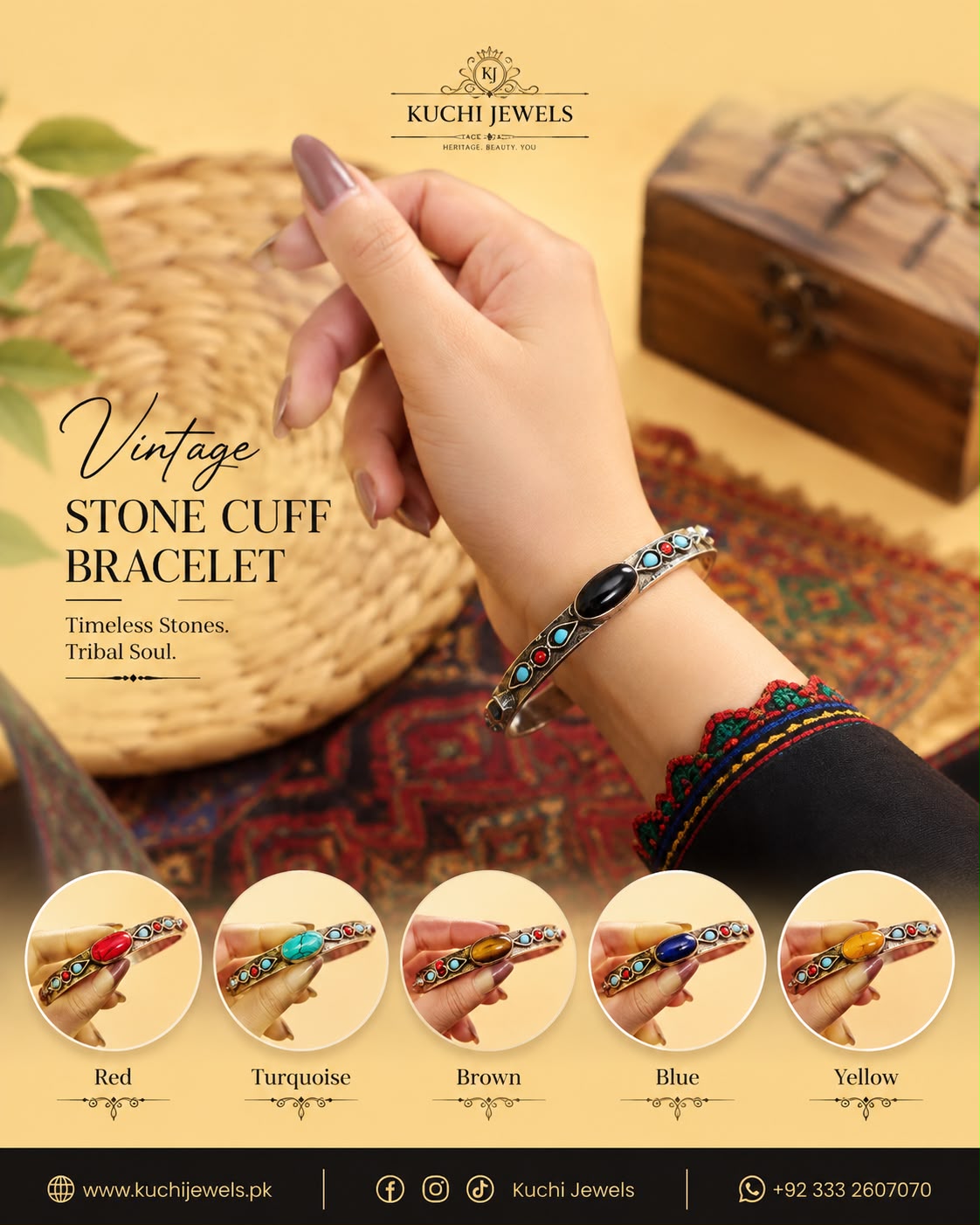 Multi Color Sleek Design Bracelet