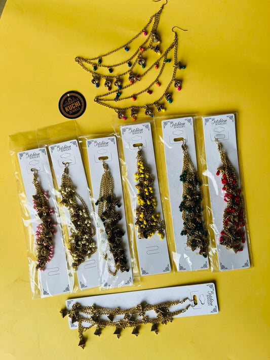 Multi Stone Earrings Sahary