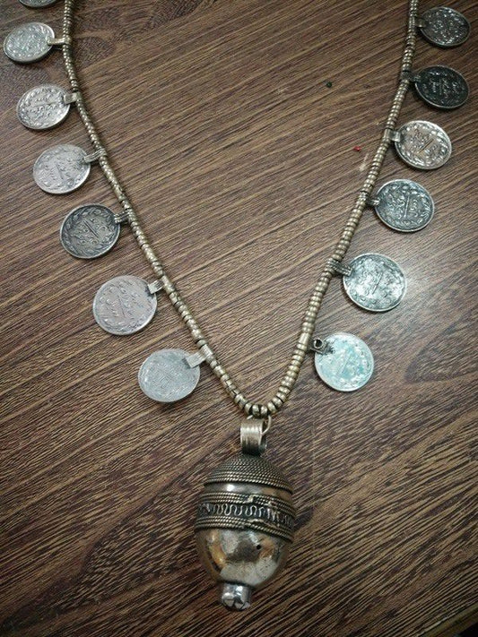 Big Bell &amp; Coins Necklace