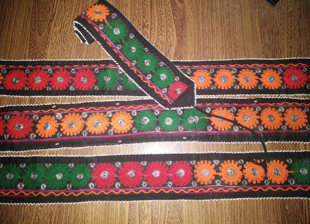 Multi Color Fabric Belt