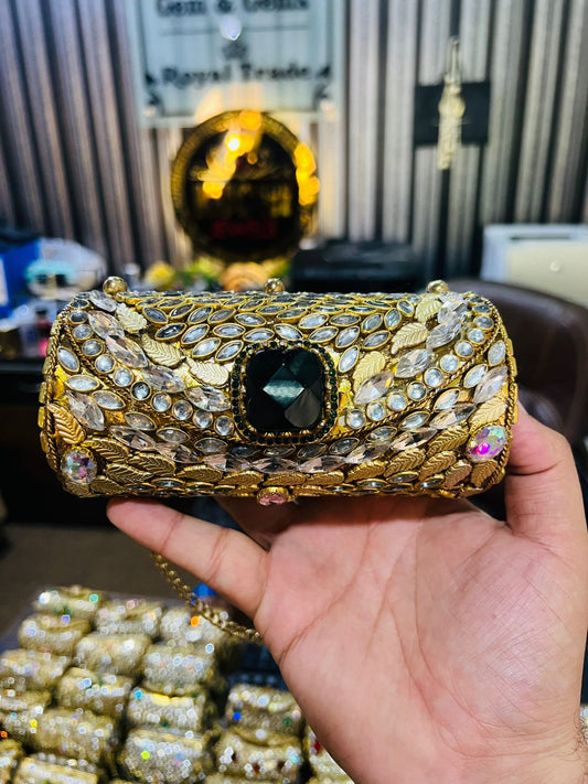 Larger Cylinder Kundan Bag KK-K6