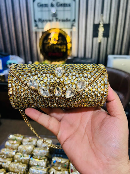 Larger Cylinder Kundan Bag KK-K4
