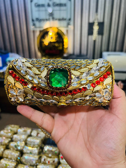 Larger Cylinder Kundan Bag KK-K11