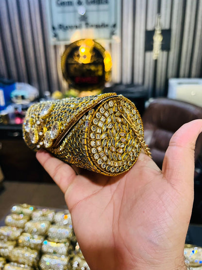 Larger Cylinder Kundan Bag KK-K4