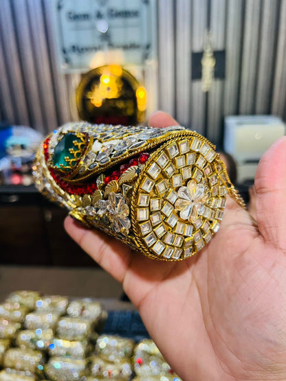 Larger Cylinder Kundan Bag KK-K11