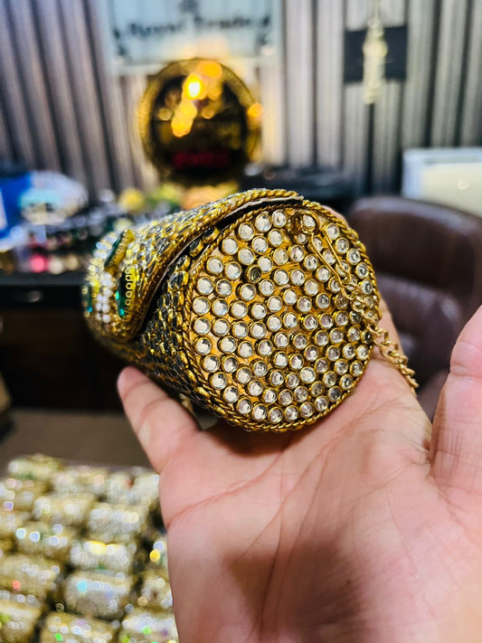 Larger Cylinder Kundan Bag KK-K5